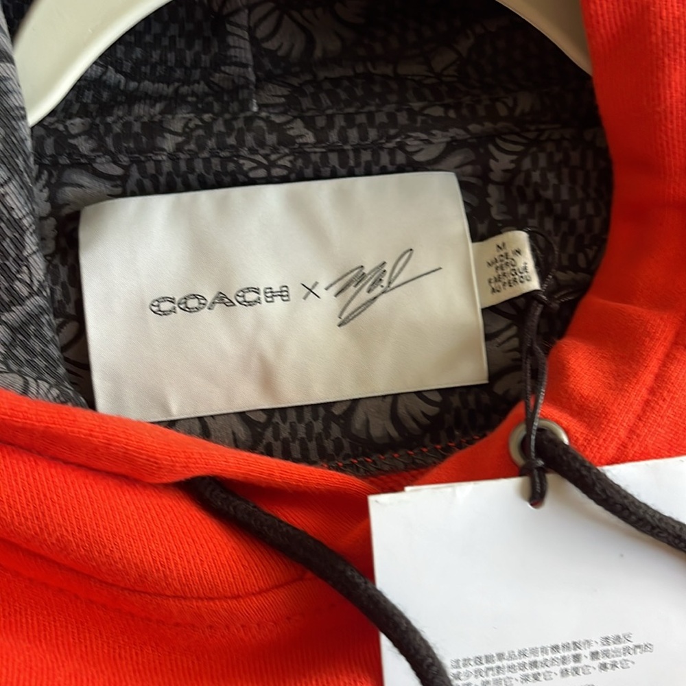 NWT  Coach X Michael B. Jordan Hoodie In Organic Cotton With Mummified Rexy.M - Picture 11 of 16